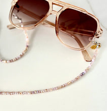Load image into Gallery viewer, Pink Crystal Mix Kristy Sunglass Chain