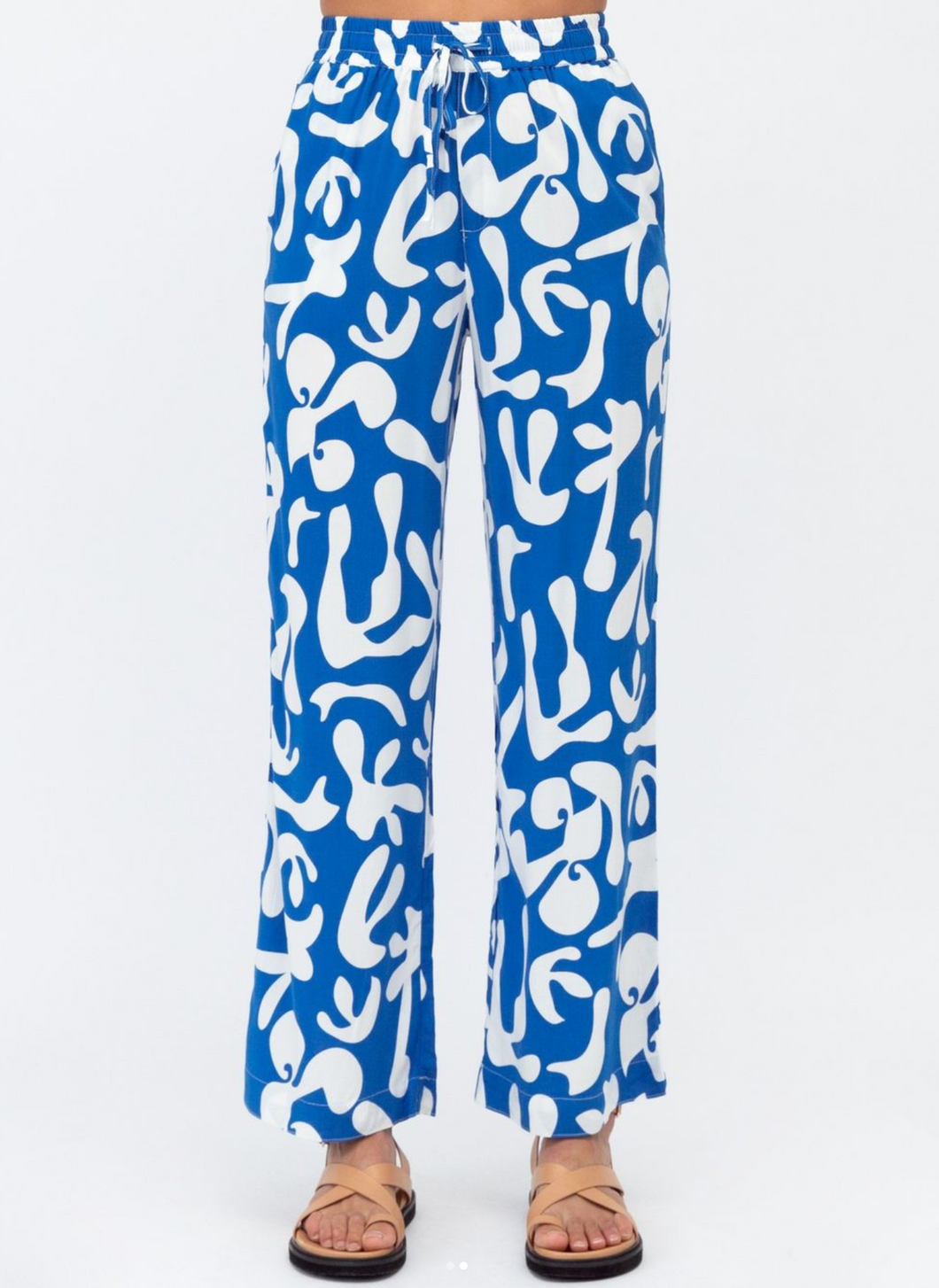 Cobalt Stripe Pants