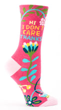 Load image into Gallery viewer, &#39;I Don&#39;t Care&#39; Women&#39;s Socks