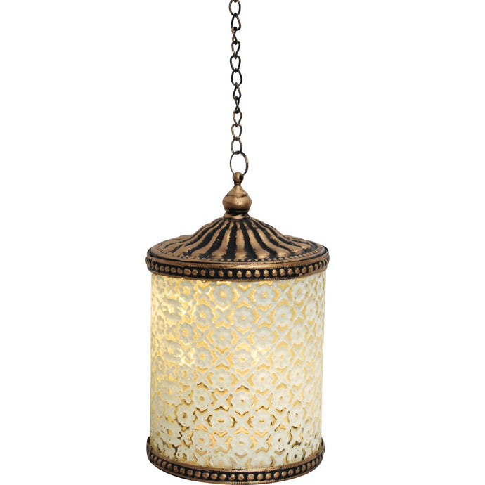 Daisy White LED Lantern