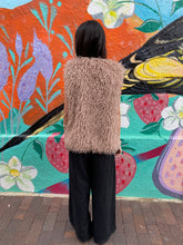Load image into Gallery viewer, Latte Mongolian Fleece Vest