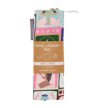 Load image into Gallery viewer, Celestial Dreams Linen Laundry Bag
