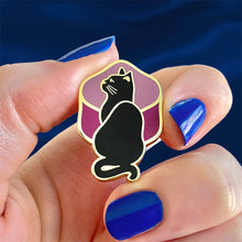 Load image into Gallery viewer, Le Chat Miaule Enamel Pin - Erstwilder