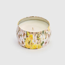 Load image into Gallery viewer, Lemon Myrtle &amp; Eucalypt Waxflower Candle Tin 200g