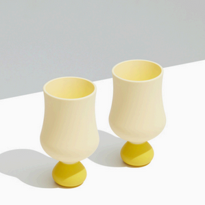 Lemonchello Silicone Bubble Goblet Set 2pk