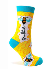 Load image into Gallery viewer, 'Let It Bee' Women's Novelty Socks
