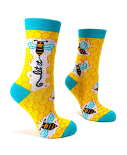 Load image into Gallery viewer, 'Let It Bee' Women's Novelty Socks