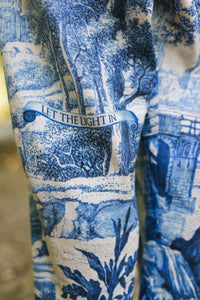 'Let the Light In' Linen Cropped Artist Pants - Market of Stars