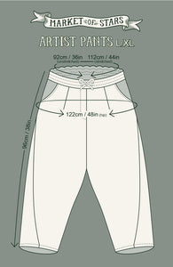 'Let the Light In' Linen Cropped Artist Pants - Market of Stars