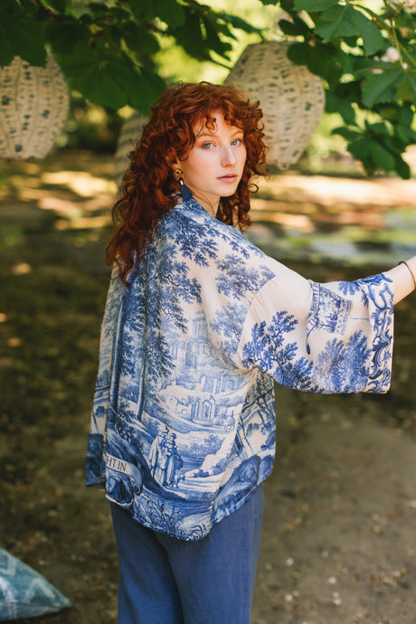 'Let the Light In' Pixie Duster Cropped Kimono - Market of Stars