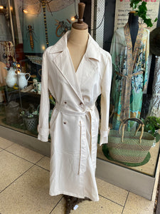 Light Beige Full Length Trench Jacket - By Frankie
