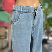 Load image into Gallery viewer, Light Blue Barrel Denim Jean - By Frankie