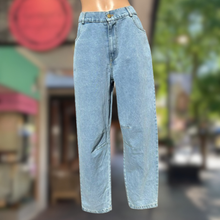 Load image into Gallery viewer, Light Blue Barrel Denim Jean - By Frankie