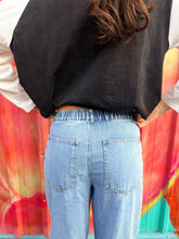Load image into Gallery viewer, Light Blue Barrel Denim Jean - By Frankie