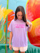 Load image into Gallery viewer, Lilac 'F*ck Normal I Want Magic' T-Shirt - By Frankie