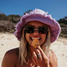 Load image into Gallery viewer, Lilac Frayed Edge Bucket Hat