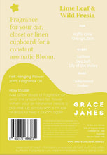 Load image into Gallery viewer, Lime Leaf &amp; Fresia Felt Air Freshener