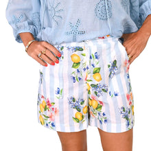 Load image into Gallery viewer, "Tilly" Shorts in Limoncello Spritz Print - Palm Cove