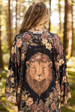 Load image into Gallery viewer, 'Lionheart' Matinée Duster Kimono Robe - Market of Stars