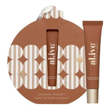 Load image into Gallery viewer, Cinnamon Shimmer Tinted Lip Butter Ornament - al.ive body