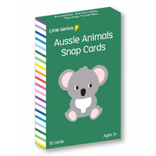 Load image into Gallery viewer, Aussie Animals Snap Cards - Little Genius