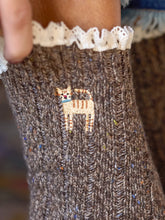 Load image into Gallery viewer, Cat Embroidered Socks