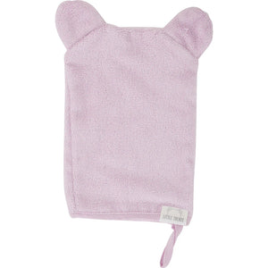 Lilac Bear Ears Wash Mitt