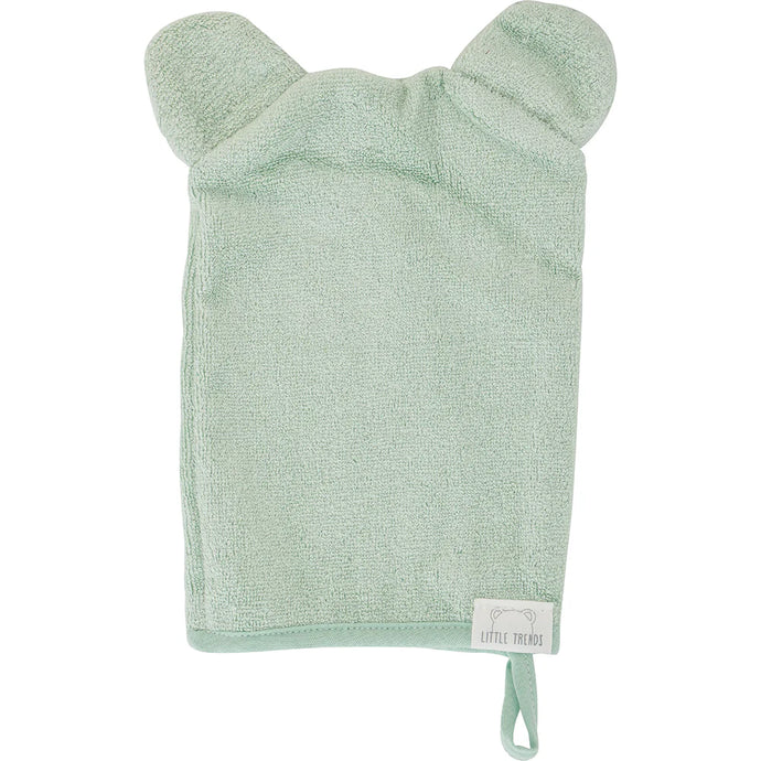 Moss Bear Ears Wash Mitt