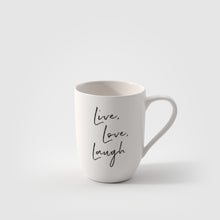 Load image into Gallery viewer, 'Live Love Laugh' Mug - Villeroy &amp; Boch
