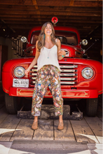 Load image into Gallery viewer, 'Love Language' Linen Cropped Artist Pants - Market of Stars