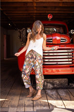 Load image into Gallery viewer, 'Love Language' Linen Cropped Artist Pants - Market of Stars