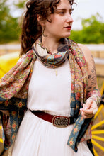 Load image into Gallery viewer, 'Love Revolution' Scarf with Sun, Horse &amp; Floral Print - Market of Stars