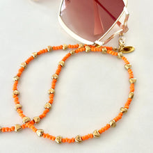 Load image into Gallery viewer, Tangerine Love Beaded Sunglass Chain