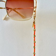 Load image into Gallery viewer, Tangerine Love Beaded Sunglass Chain
