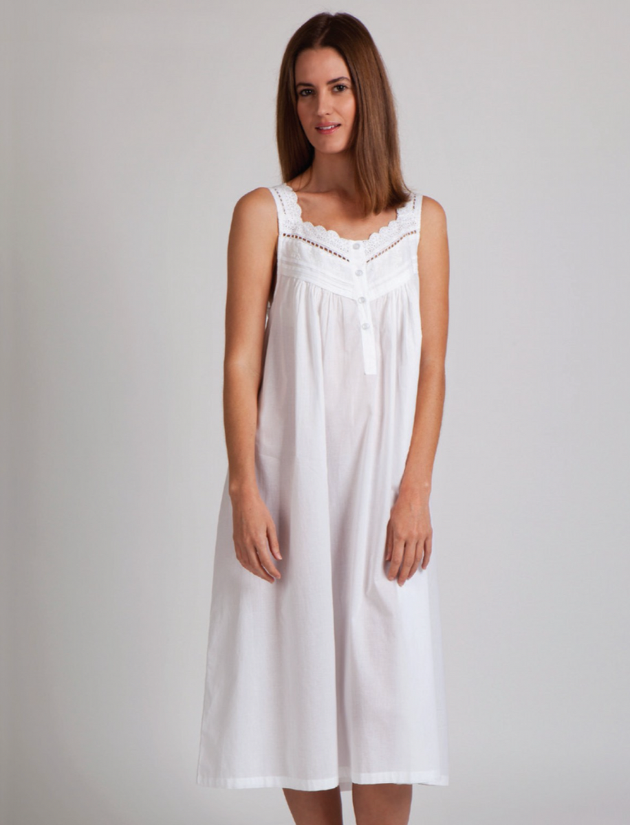 White Strappy Nightie – By a Farmer's Daughter