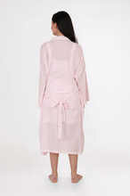 Load image into Gallery viewer, Pastel Pink Dressing Gown/Robe with Hail Spot