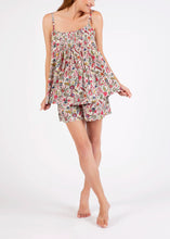 Load image into Gallery viewer, White Native Floral Cami Top &amp; Shorts Pyjama Set