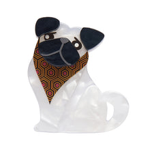 Load image into Gallery viewer, Adoring Polly Pug Mini Brooch - Erstwilder Mini Dogs