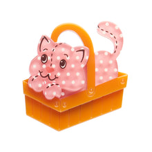 Load image into Gallery viewer, Cozy Custard Cat Mini Brooch - Erstwilder x Strawberry Shortcake
