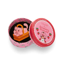 Load image into Gallery viewer, Cozy Custard Cat Mini Brooch - Erstwilder x Strawberry Shortcake