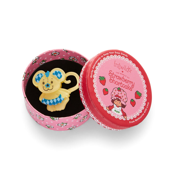 Cheesecake Mini Brooch - Erstwilder x Strawberry Shortcake
