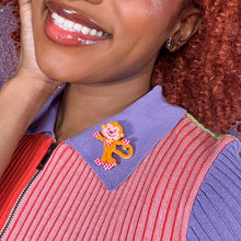 Load image into Gallery viewer, Rhubarb Mini Brooch - Erstwilder x Strawberry Shortcake