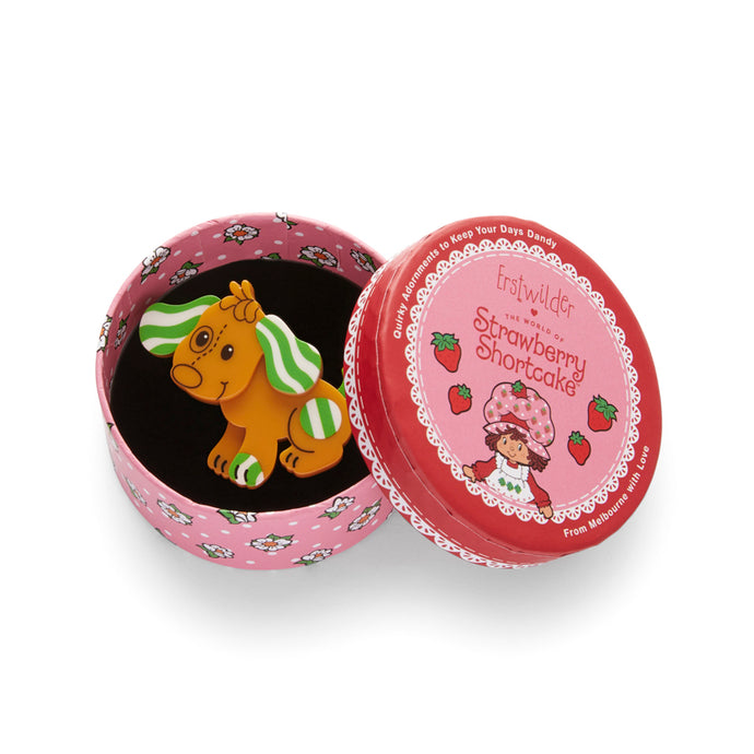 Pupcake Mini Brooch - Erstwilder x Strawberry Shortcake