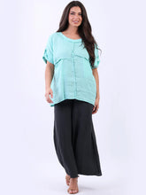 Load image into Gallery viewer, Tiffany Summer Blouse 100% Linen
