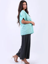 Load image into Gallery viewer, Tiffany Summer Blouse 100% Linen