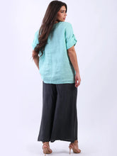 Load image into Gallery viewer, Tiffany Summer Blouse 100% Linen