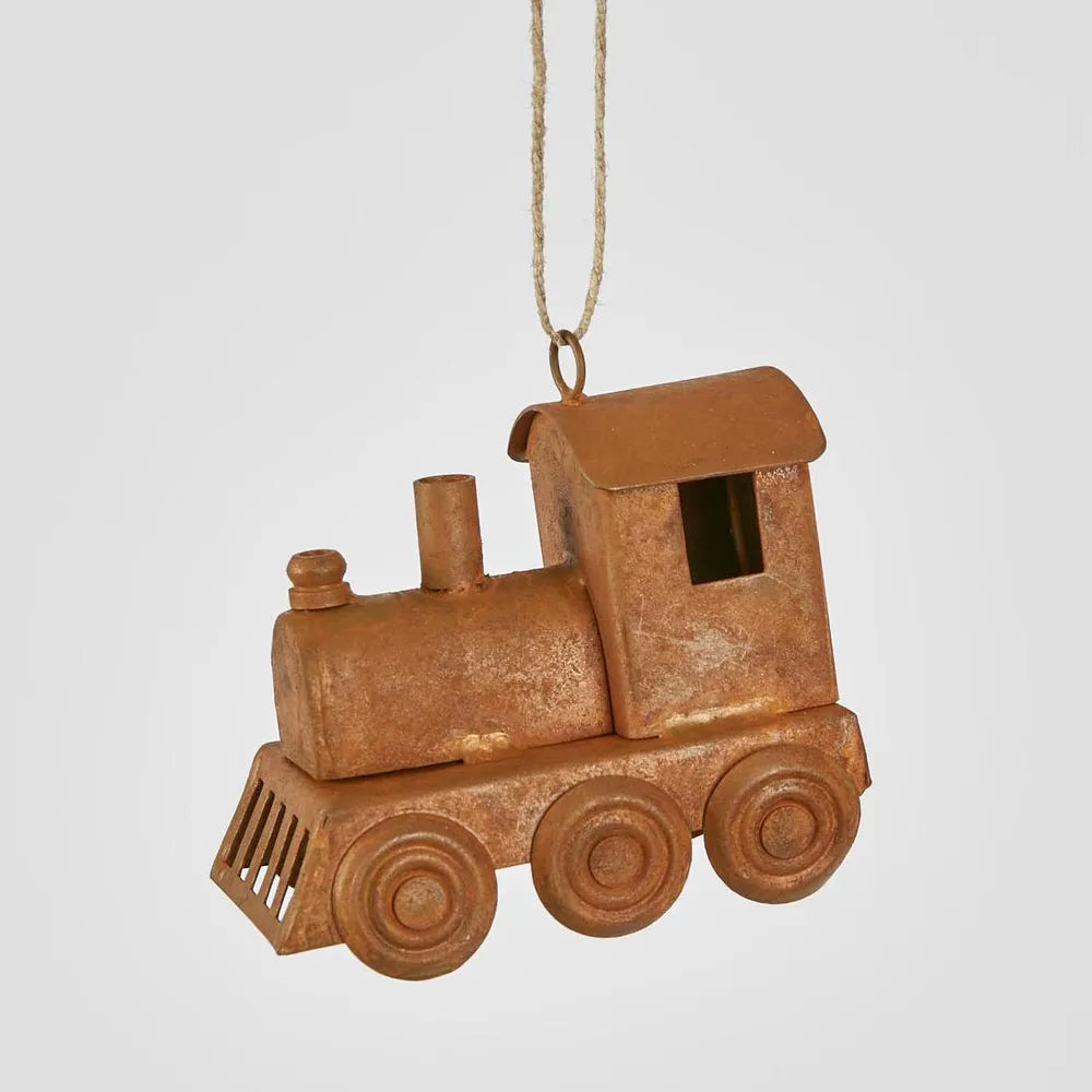 Maleny Train Rustic Hanging Ornament