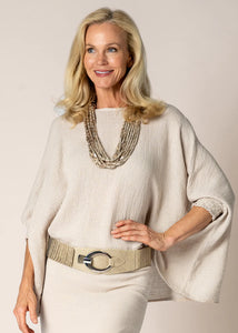 Latte Mallory Linen Top