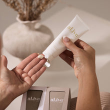 Load image into Gallery viewer, Mango &amp; Lychee + Sea Cotton &amp; Coconut Hand Duet - al.ive body