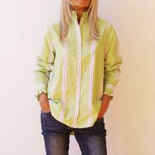 Load image into Gallery viewer, Maple Shirt in Pistachio Stripe - Who&#39;s Charlie